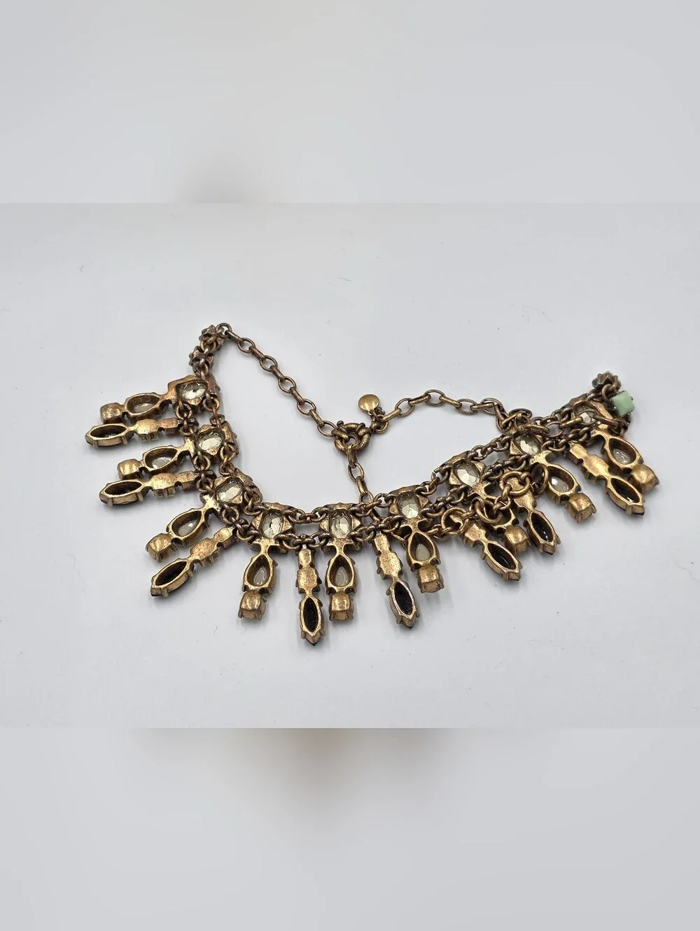 J. Crew Art Deco‎ Statement Multi-Color Bib Necklace Collar